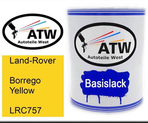 Land-Rover, Borrego Yellow, LRC757: 1L Lackdose, von ATW Autoteile West.